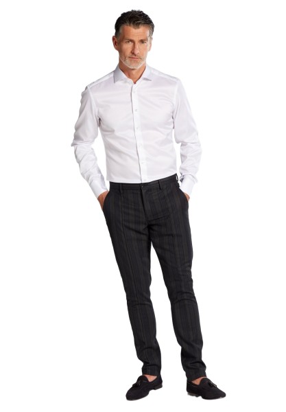 1863 by ETERNA MODERN FIT Langarm Hemd weiß 8005-00-X687