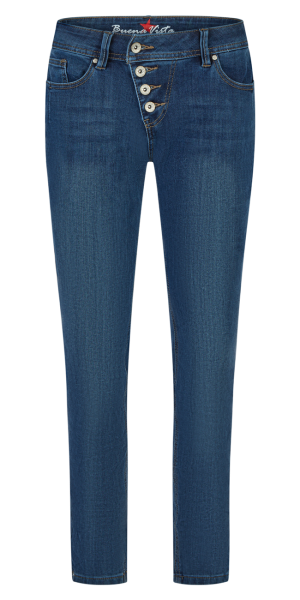 BUENA VISTA MALIBU CROPPED ink denim BV B5826 355.7007 - Stretch Jog Denim