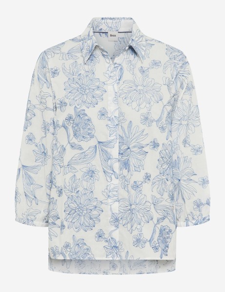 BRAX VICKI 3/4 Bluse vintage blue 94131400 94-0039-27