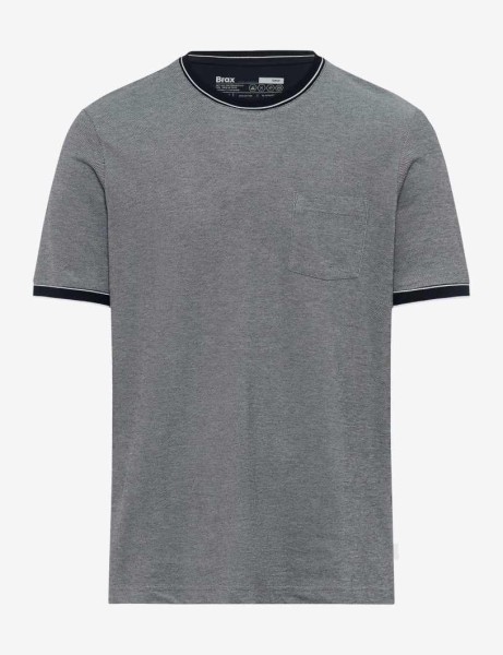 BRAX TED Kurzarm T-Shirt navy 70817200 26-4768-23