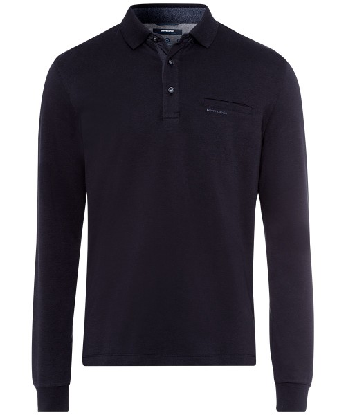 PIERRE CARDIN POLOSHIRT LANGARM marine 53604 12315.3000 - TRAVEL COMFORT