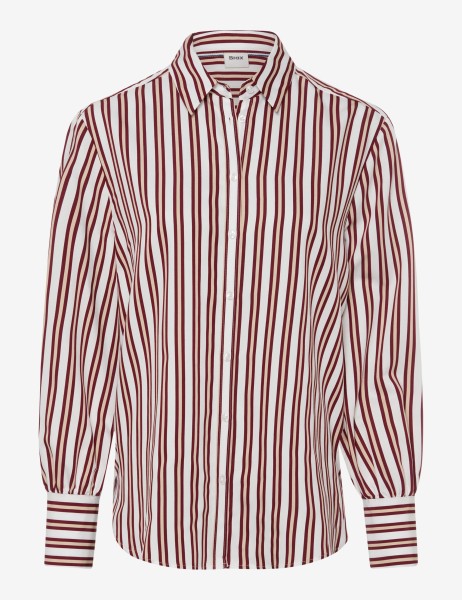 BRAX VIC Langarm Bluse gestreift mulberry 94126000 41-8857-40