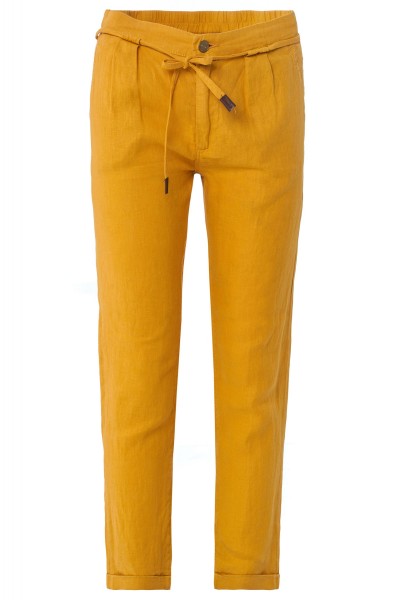 SALSA JEANS JUNE JOGGER LEINEN sunny yellow 122843.4045