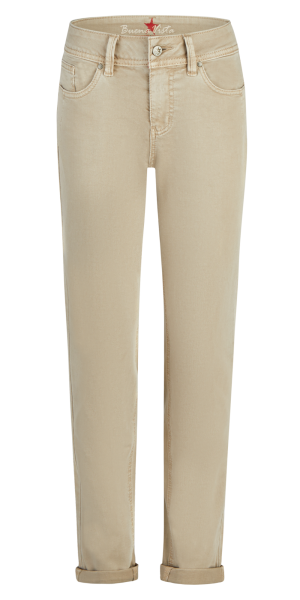 BUENA VISTA MALIBU-ZIP HIGH sand 2601 B5914 4141.6349 - Stretch Twill