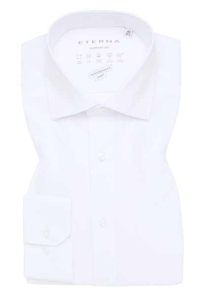 ETERNA COMFORT FIT Performance Shirt Langarm Hemd weiss twill 4194-00-E17K