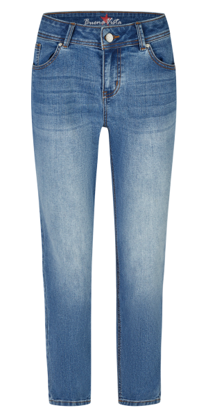 BUENA VISTA MALIBU-ZIP HIGH 7/8 mid stone 888 B5979 368.6808 - Stretch Denim