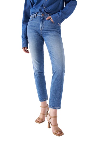 SALSA JEANS TRUE CROPPED azul 21007946.853