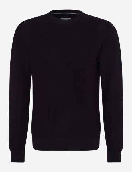 BRAX ROY Strickpullover Rundhals grape 70121900 21-2007-83