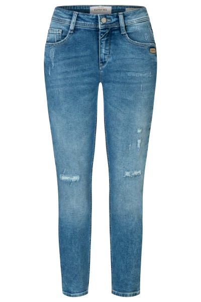 GANG 94AMELIE CROPPED azure blue destroy 160951 529.7854