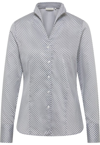 ETERNA REGULAR FIT Langarm Bluse schwarz/weiß print 7757-01-D266