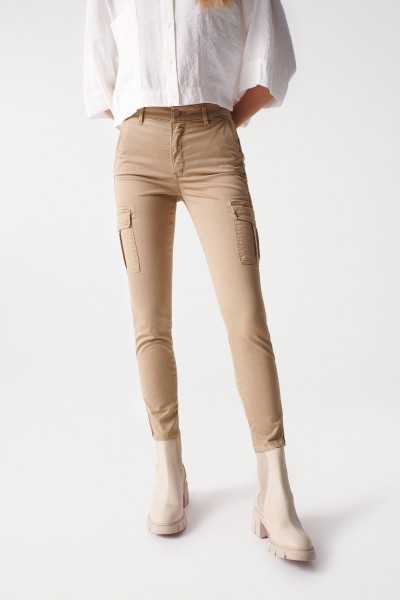 SALSA JEANS SECRET GLAMOUR PUSH IN SKINNY beige 21005815.120