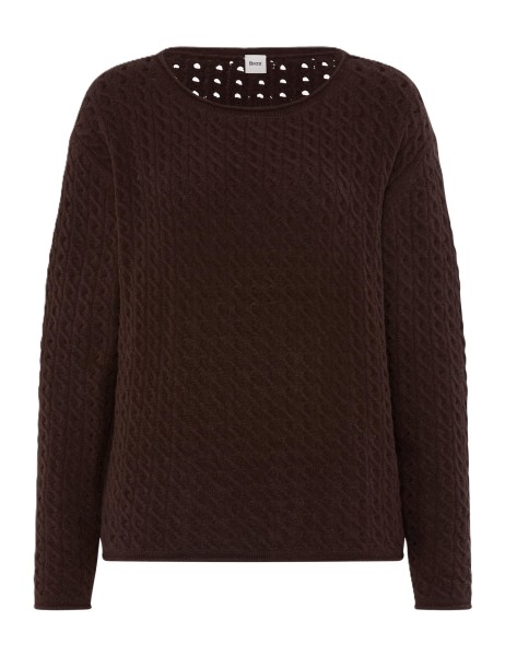 BRAX LESLEY Pullover Longsleeve brunette 90119100 90-6033-55