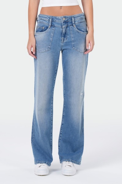 MOD JEANS NINI earth blue HW25-NINI.14320 - WIDE LEG
