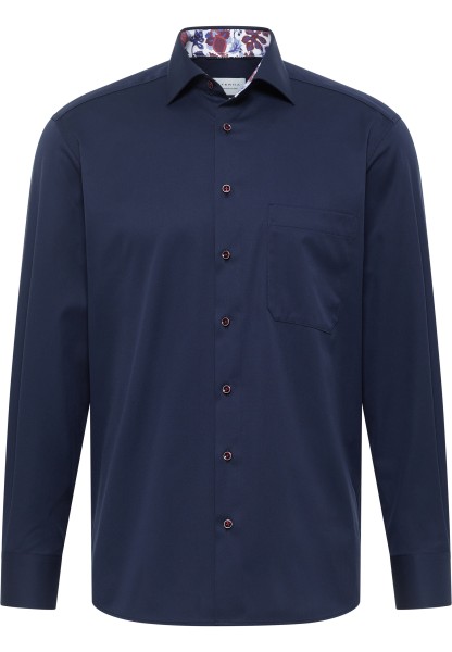 ETERNA COMFORT FIT COVER SHIRT Langarm Hemd marine twill 8824-19-E15K