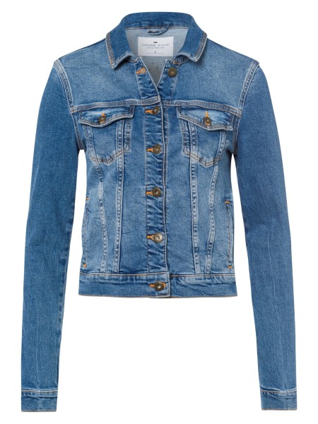 CROSS JEANS SLIM Jeansjacke mid blue B501-020