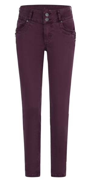 BUENA VISTA TUMMYLESS-Z dark berry 2410 B5897 4141.1347 - Stretch Twill