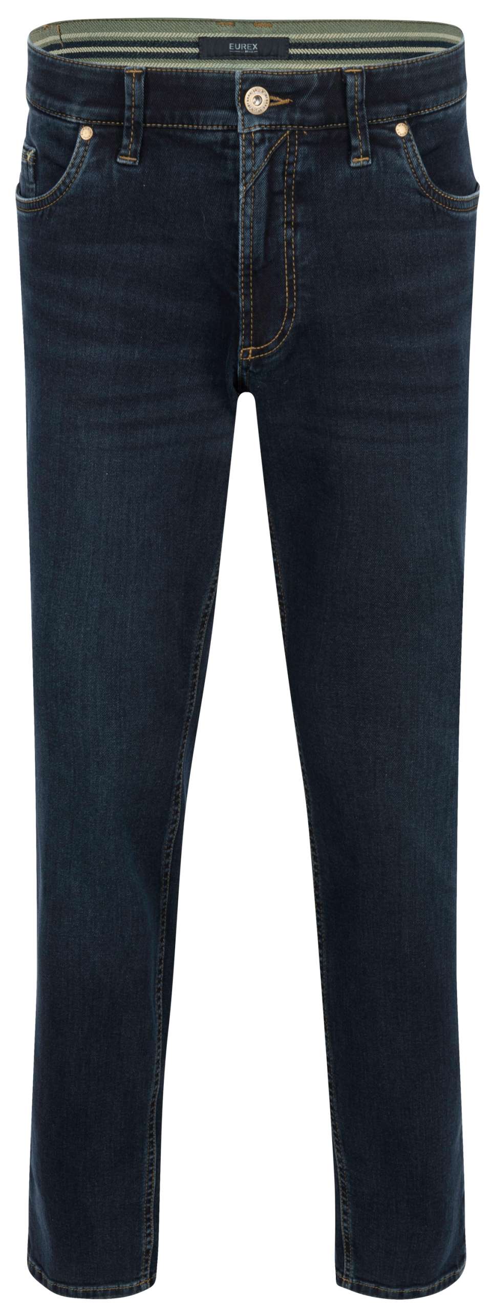 Jeans Para Hombre Eurex By Brax Jonas - Denim Coolmax, Talla 28/34, Corte Recto, Cintura Elástica