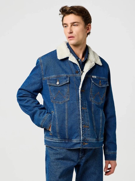 WRANGLER SHERPA CLASSIC Übergangsjacke mid stone 112371440