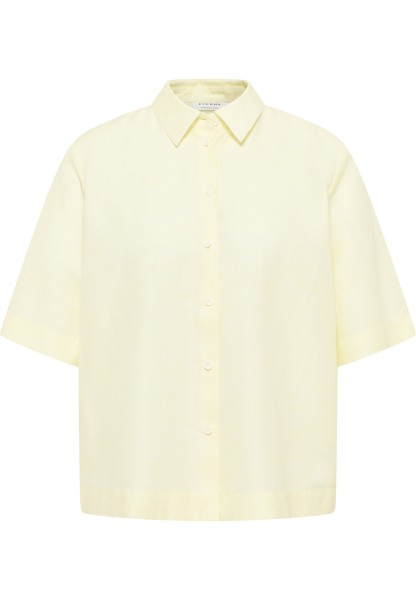 ETERNA LOOSE FIT Kurzarm Bluse linen gelb 5155-72-H366