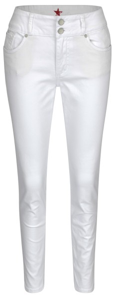 BUENA VISTA TUMMYLESS white 888 B5664 502.032 - Stretch Twill