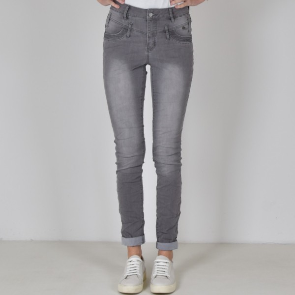 BUENA VISTA FLORIDA light grey 888 B5737 694.4580 - Stretch Denim