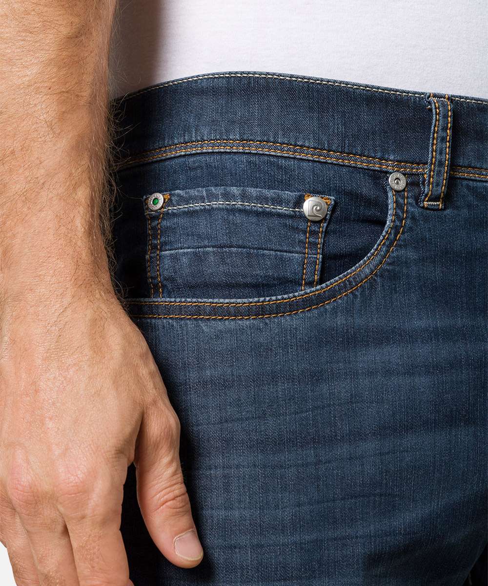 PIERRE CARDIN LYON TAPERED dark blue used buffies 34510 8006.6814 