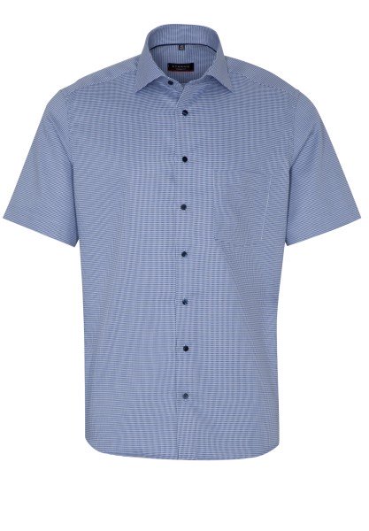 ETERNA MODERN FIT Kurzarm Hemd mittelblau panama 8038-12-C19K