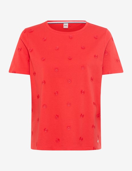 BRAX CIRA.S T-Shirt Rundhals hibiscus knitted 90667700 90-0067-45
