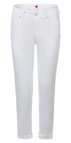 BUENA VISTA MALIBU-ZIP HIGH white 888 B5914 4141.32 - Stretch Twill