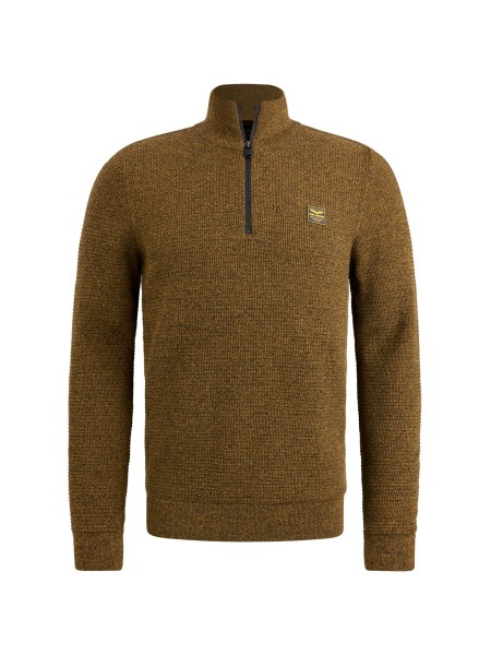 PME LEGEND Halb-Zip Strickpullover mouline PKW2410301-1119