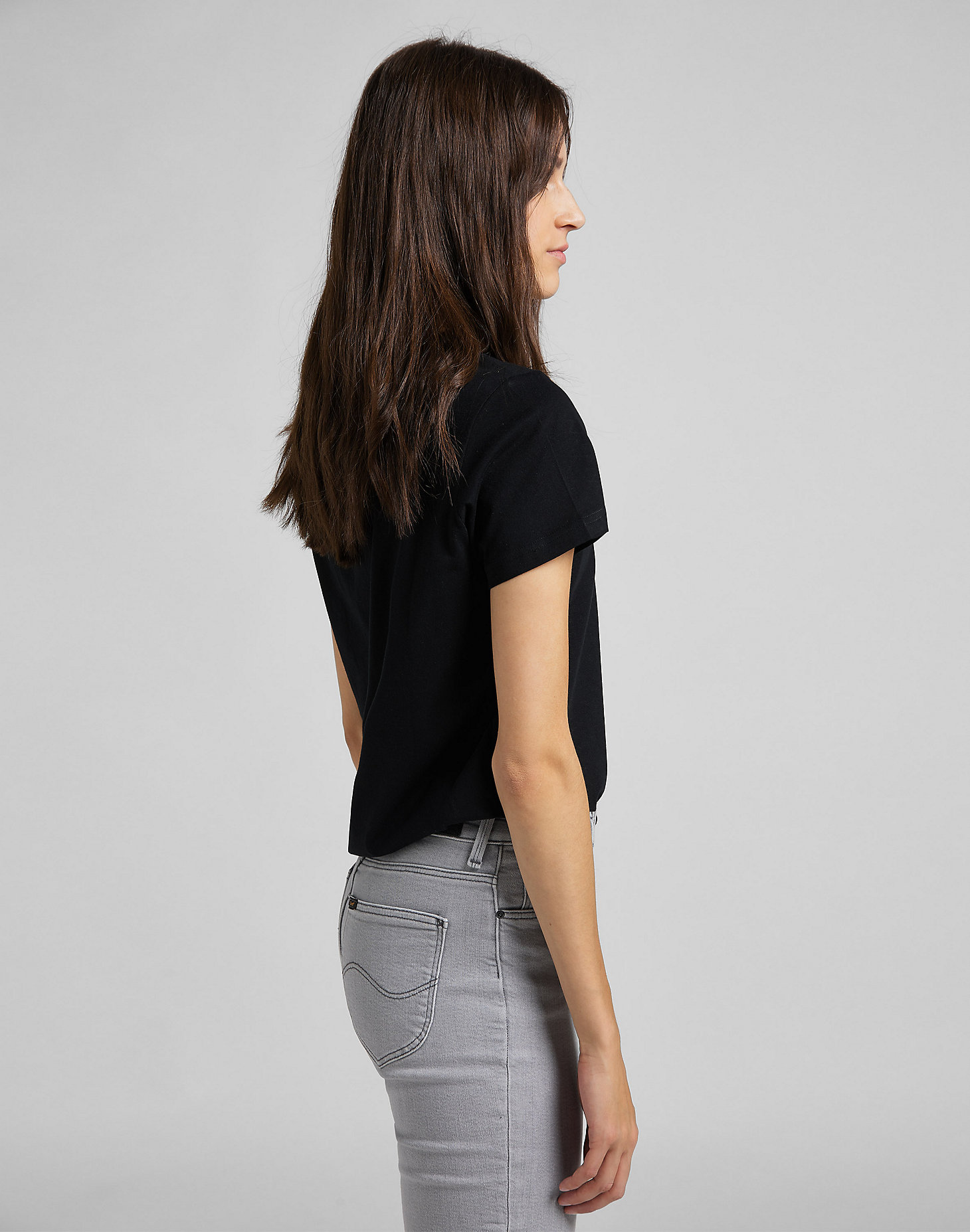 LEE LOGO TEE Kurzarm T-Shirt black L42UER01 112109467 | Lee | T