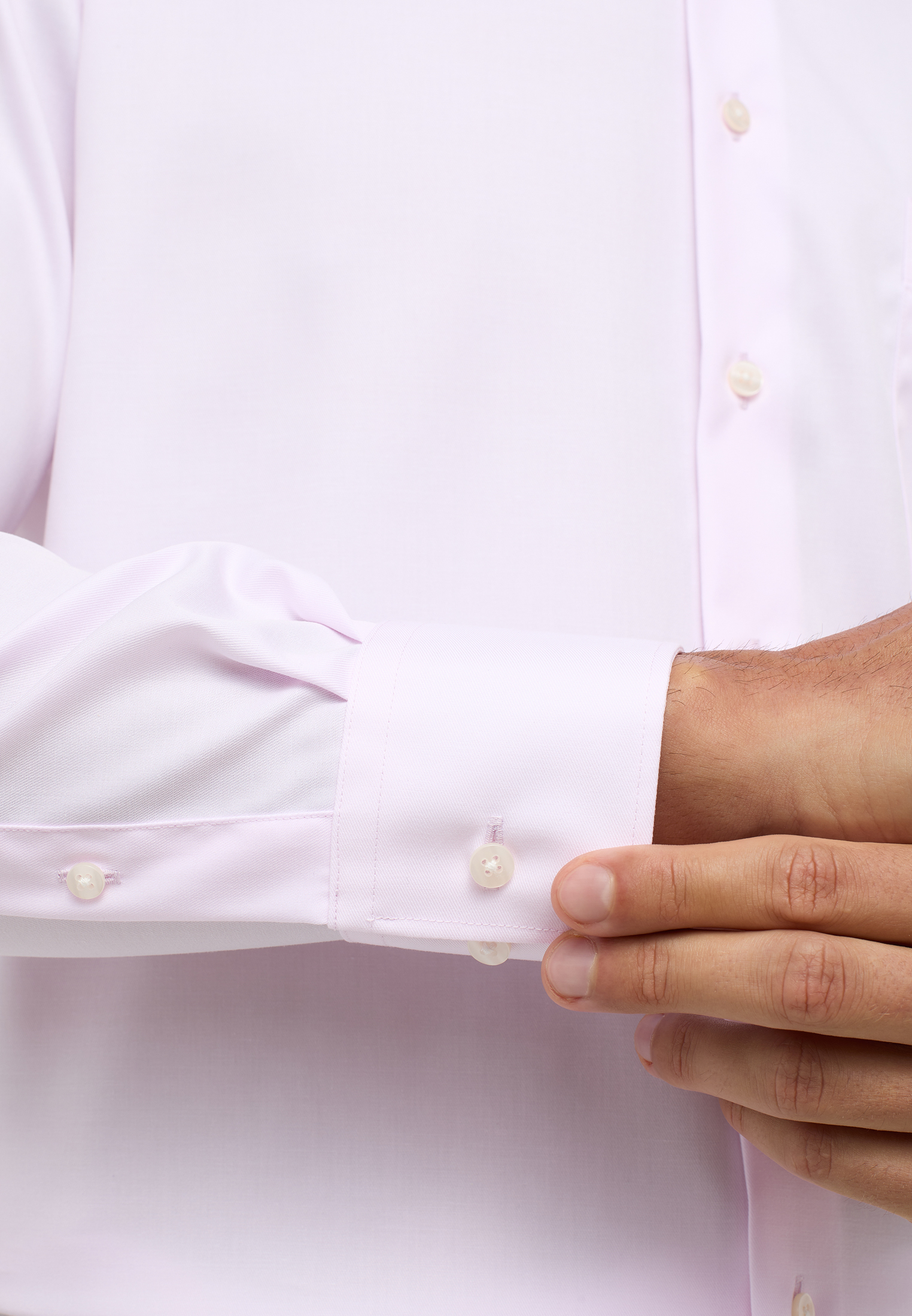 Langarm ETERNA SHIRT TWILL COMFORT Hemd COVER rosa | FIT Jeans-Manufaktur 8817-50-E19K