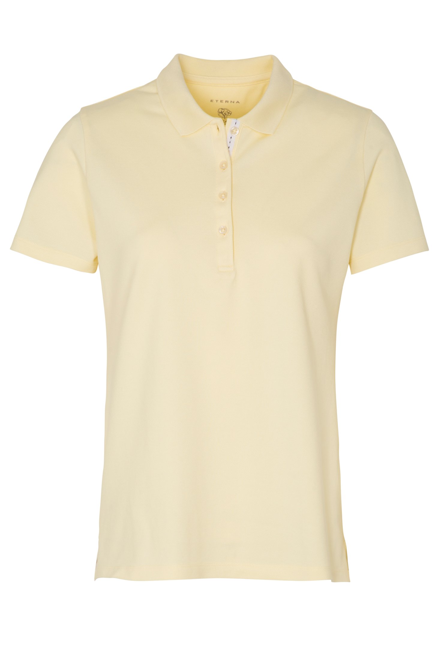 ETERNA CLASSIC Bekleidung gelb pique | Poloshirt | Damen Jeans-Manufaktur Eterna Poloshirts | 5535-72-H530 FIT 