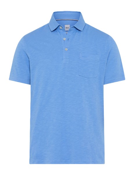 BRAX PAVO Poloshirt fresh blue 70440300 70-0061-13 - Cotton Slub