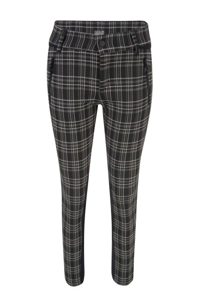 MAC VISION PANTS black modern check 5255-00-0172 091K