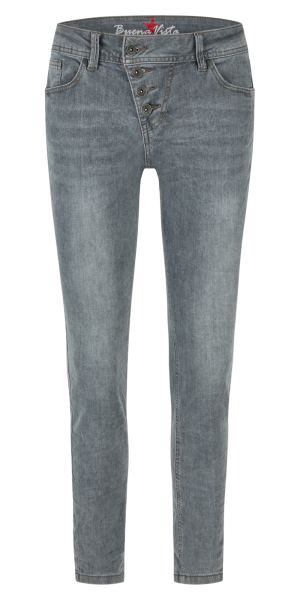BUENA VISTA MALIBU CROPPED anthracite denim B5826 399.8970 - Stretch Denim