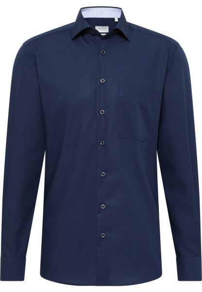 ETERNA COMFORT FIT Langarm Hemd marine popeline 1307-19-E15K - ORIGINAL SHIRT