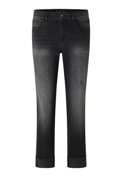 ANGELS DARLEEN CROP TU FRINGE anthracite used destroyed 350 8143.1188 - WEST COAST DENIM