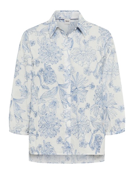 BRAX VICKI 3/4 Bluse vintage blue 94131400 94-0039-27