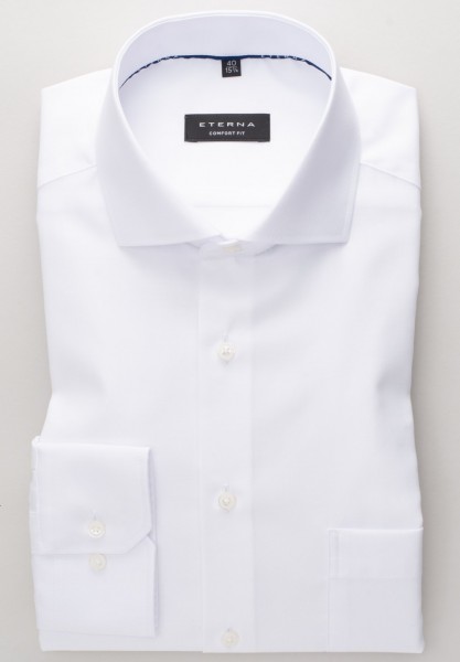 ETERNA COMFORT FIT Langarm Hemd weiß 3340-00-E18V - Cool Fit