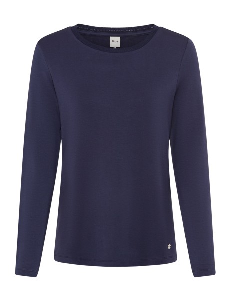 BRAX CARINA.L Langarm Shirt midnight blue 90655500 37-4608-23
