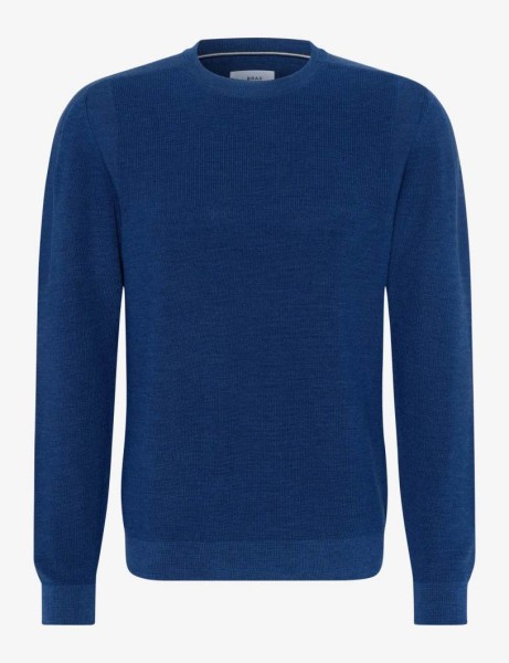 BRAX ROY Strickpullover Rundhals denim 70121900 21-2007-24