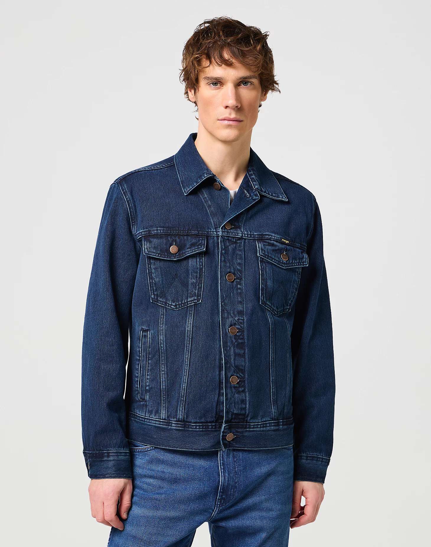 Wrangler Herren Authentic Western Jacket Jeansjacke