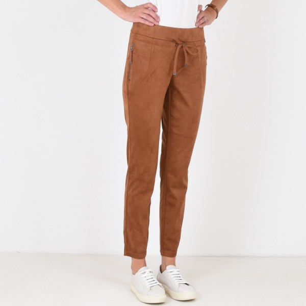 BUENA VISTA JOGG PANTS cognac 2209 B5798 9247.4765 - Vegan Velour