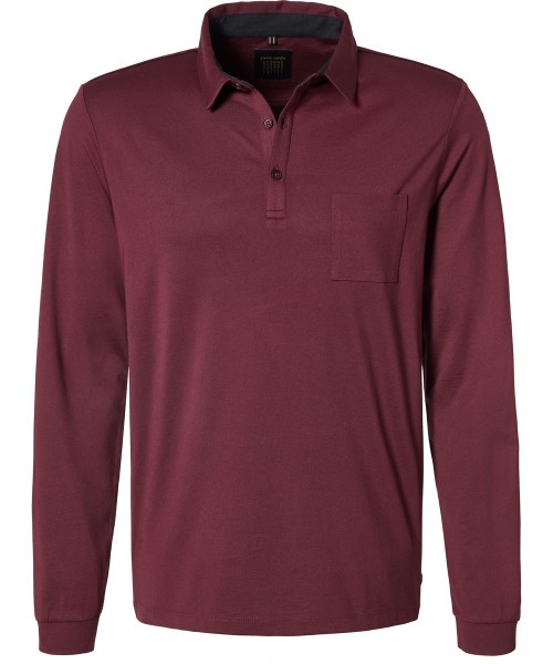 PIERRE CARDIN POLOSHIRT LANGARM wine 53704 92317.8104 - VOYAGE