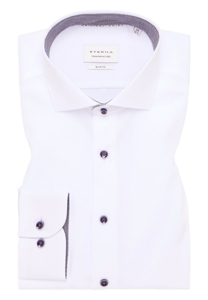 ETERNA SLIM FIT Langarm Hemd weiß popeline 1311-00-F142 - ORIGINAL SHIRT