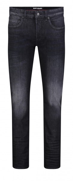 MAC ARNE LEATHER black vintage used 0516-00-1973L H878 - DENIMFLEXX