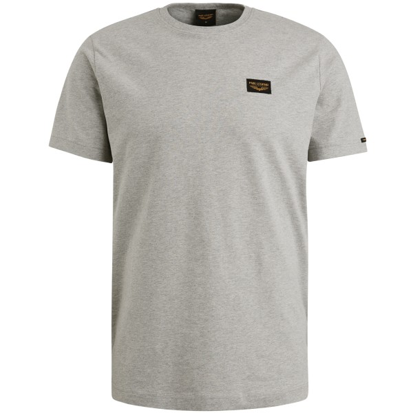 PME LEGEND Shortsleeve Rundhals Shirt Guyver Tee light grey melee PTSS2502599-921