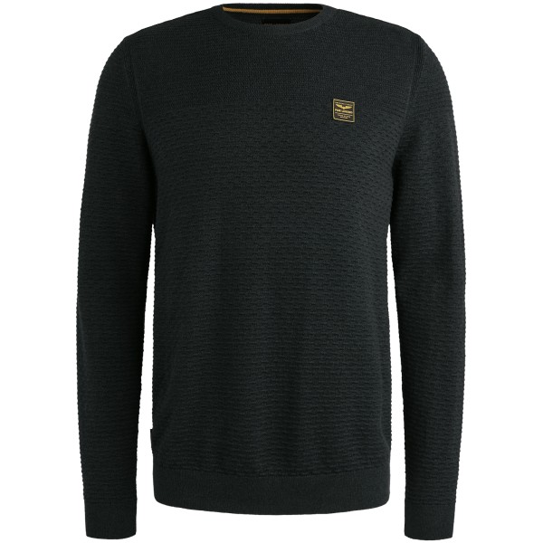 PME LEGEND PULLOVER Rundhals marine mouliné PKW2510300-5281