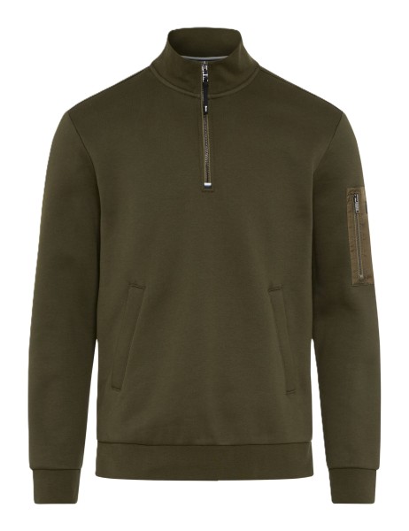 BRAX SION Langarm Pullover burnt olive 70624700 70-0111-35